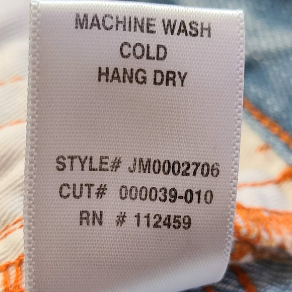 JEAN SHOP Rocker 100% Cotton Light Wash Jeans *ALTERED* JM0002706 Men's 31 x‎ 29 - Picture 10 of 10